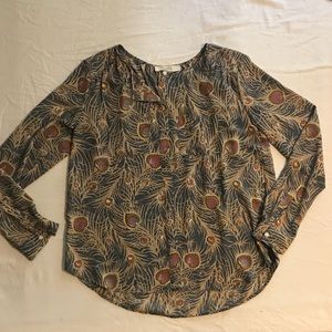 Ann Taylor LOFT Patterned Blouse